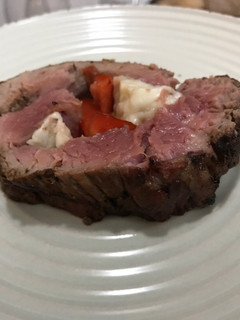 A picture of Stuffed Beef Tenderloin.