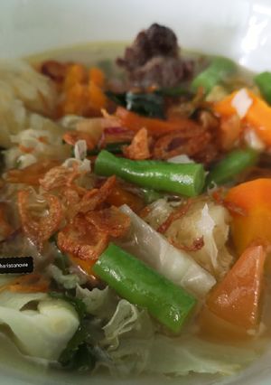 Foto resep Sop jamur putih
