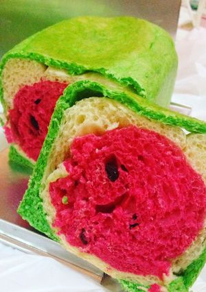 Foto resep Roti Tawar Semangka