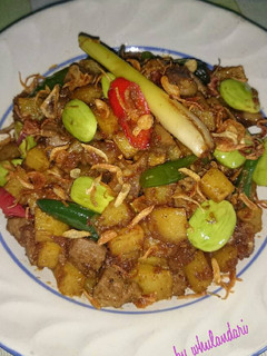 Foto resep Sambal goreng hati kentang plus pete