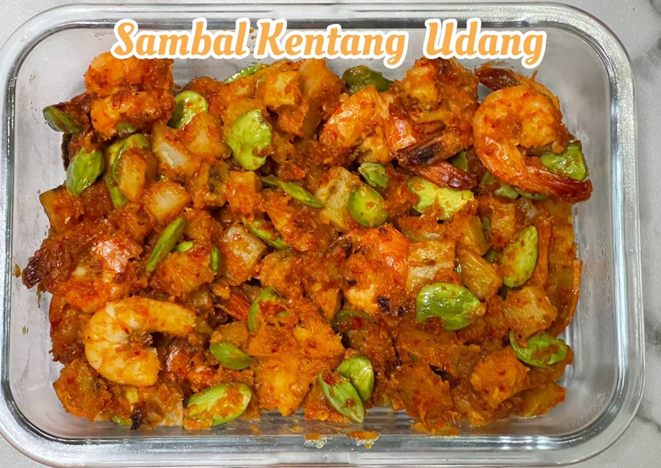 Sambal Goreng Kentang Udang ala Kondangan