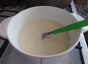 Una foto de Salsa bechamel o salsa blanca