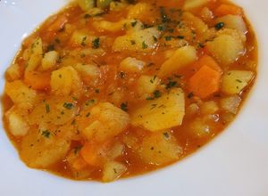 O poză a rețetei Mâncare de cartofi fără carne.
