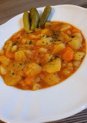 O poză a rețetei Mâncare de cartofi fără carne.