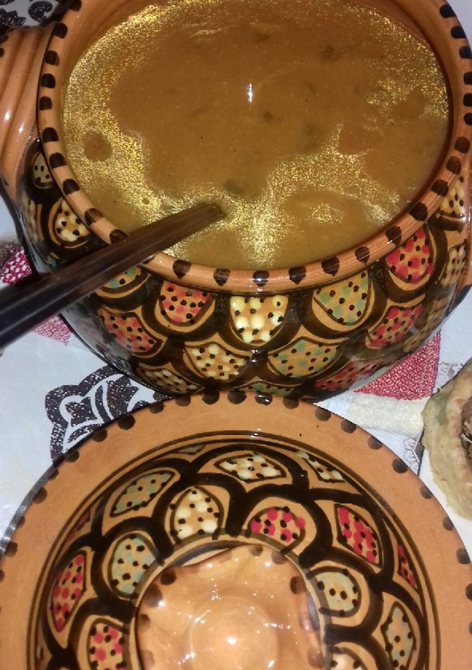 صورة لوصفة حريرة جزائرية مغناوية