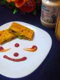 Capsicum brown bread sandwich