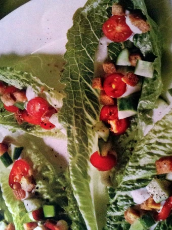 Easy Way Make Recipe Angel&#39;s Caesar Salad Bites that is Awesome, Can Spoil the Tongue}