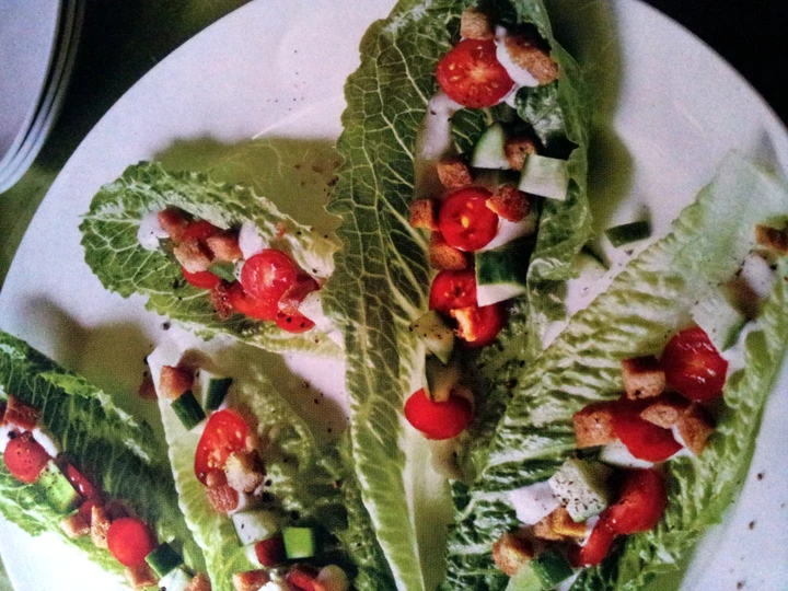 Easy Way Make Recipe Angel&amp;#39;s Caesar Salad Bites that is Awesome, Can Spoil the Tongue}