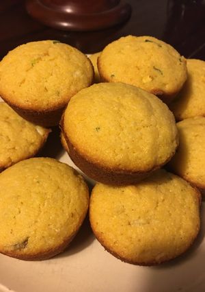 Una foto de Muffins de maíz