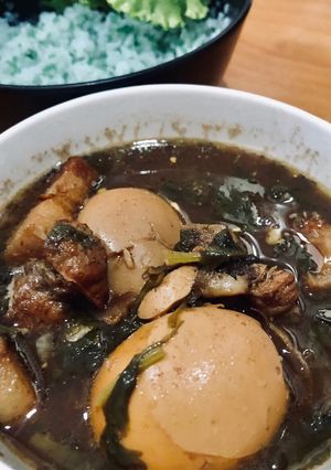 รูปของ ไข่พะโล้หมูสามชั้น คีโต