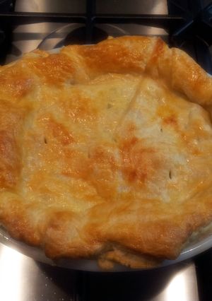 A picture of Curry Beef Pie.
