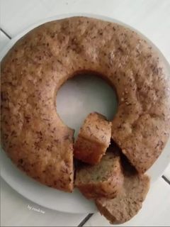 Foto resep Bolu pisang Ambon kuning mudah dan praktis (loyang 22)