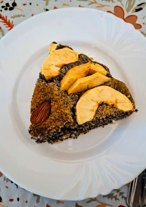Szaftos-illatos almás-mákos süti 🍏🍎🥧🥧 recept fotója
