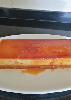 Una foto de Flan de coco