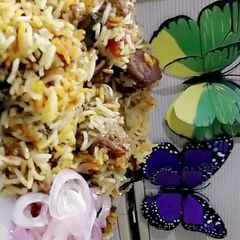 A picture of Mutton Biryani.
