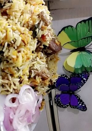 A picture of Mutton Biryani.