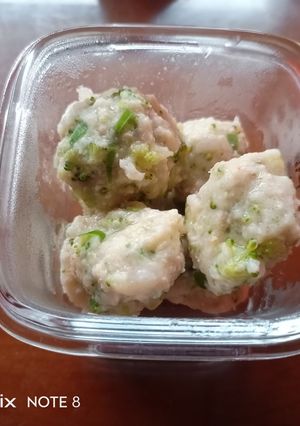 Foto resep H346. Baso Udang, Brokoli dan Tempe (17 month+)