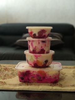 Foto resep Salad buah fresh n yummy yomay (yoghurt mayo)