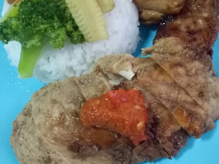 Resep Ayam, tahu, tempe bacem -menu diet, Lezat