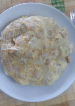 Una foto de Tortilla de Salchicha