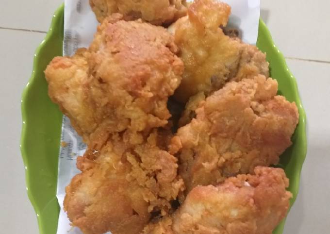 50.Ayam geprek tepung crispy