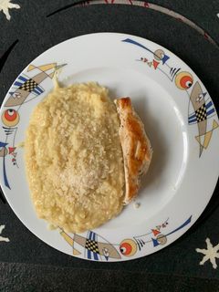 Hähnchenbrustfilet mit Zucchini Risotto aus dem Thermomix Rezepthauptbild
