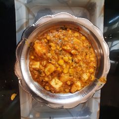 A picture of મકાઈ પનીર સબઝી.