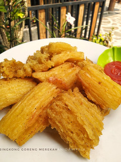 Foto resep Singkong goreng merekah