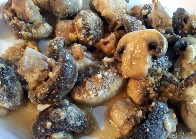 Garlic Parmesan Mushrooms