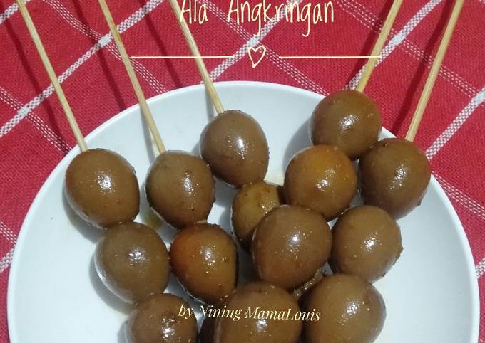 Sate Telur Puyuh Ala Angkringan