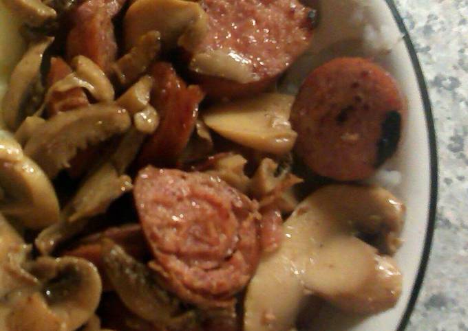 How to Make Quick Mushroom smokies Easy simple recipe.