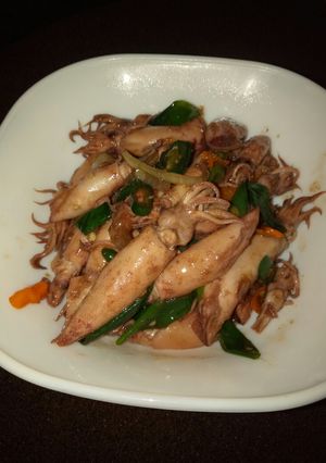 Foto resep Cumi asin cabe hijau #bikinramadhanberkesan