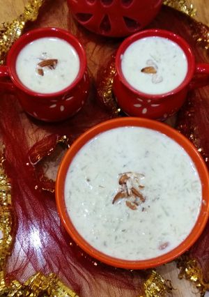A picture of Quick Rabdi Lauki kheer.