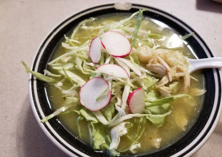 Simple Way to Prepare Award-winning Pozole Verde con Pollo