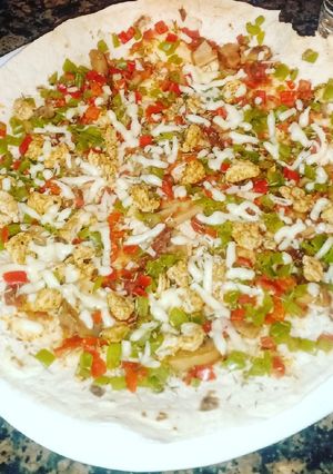 صورة لوصفة بيتزا رجيم pizza Régime