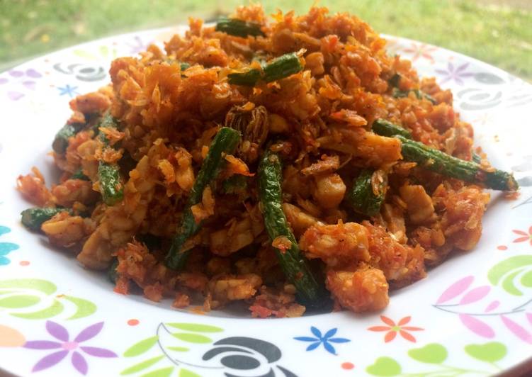 Cara mengolah Orek Tempe Udang Rebon Anti Gagal