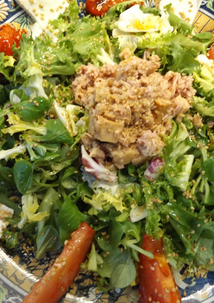 Una foto de Ensalada de invierno