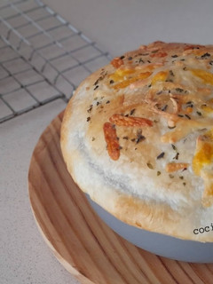 Una foto de Sopa de cebolla con costra