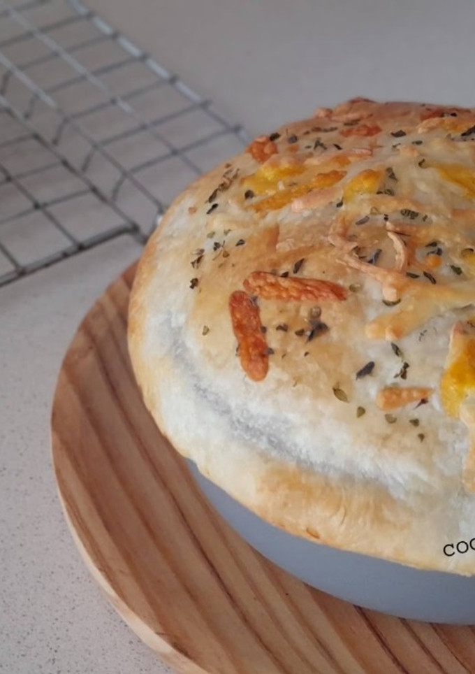 Una foto de Sopa de cebolla con costra