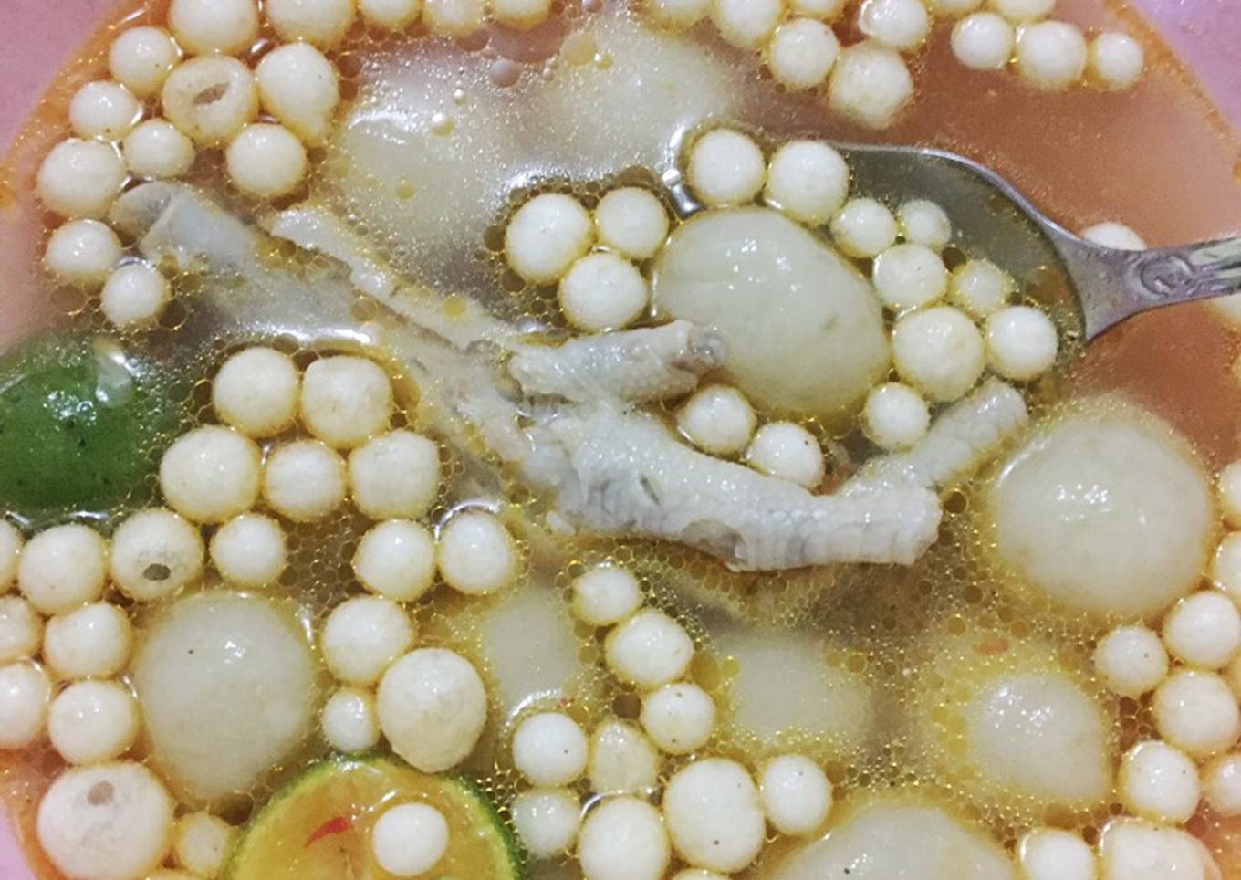23. Bakso Aci Kuah Ceker (Cemilan Gurih)