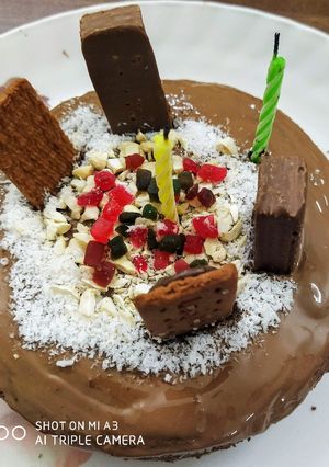 बॉर्बन बिस्कुट केक (Bourbon biscuit cake recipe in Hindi) रेसिपी मुख्य फोटो