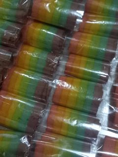 Foto resep Mini roll cake rainbow