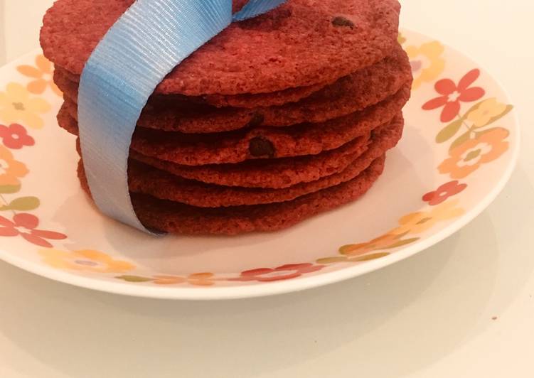 Simple Way to Prepare Favorite Red Velvet Cookies