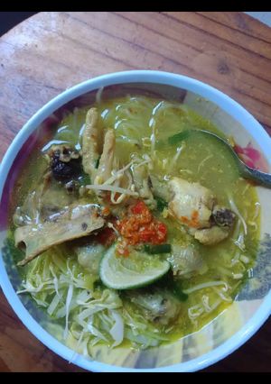Foto resep Soto ceker + sayap ayam