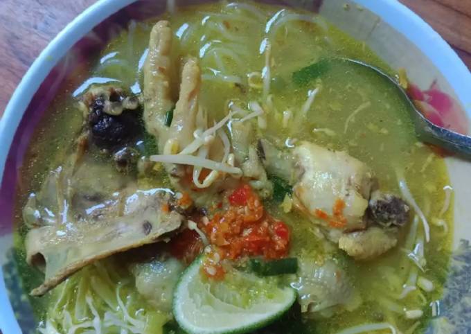 Soto ceker + sayap ayam