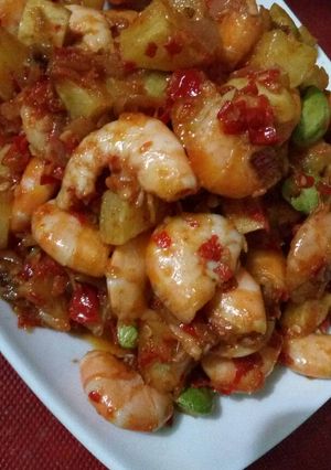 Foto resep Sambal goreng udang kentang