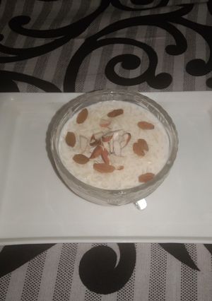 A picture of Milk made kheer.