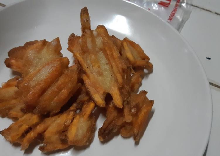 Ubi goreng ala abang gorengan