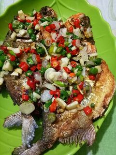 Foto resep Ikan bawal goreng sambel simpel
