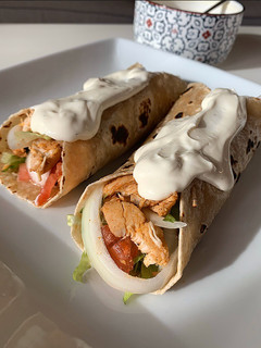 Csirkés tortilla tartárral 🌯 recept fotója